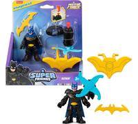 Fisher-Price Imaginext DC Super Friends, Metal Force Action Figure & Accessories Set, Includes 3-inch Batman with Spinning Blade