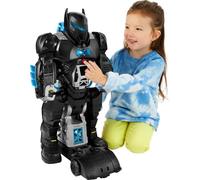 Fisher-Price Imaginext DC Super Friends Bat-Tech Batbot, transforming 2-in-1 Batman robot and playset with lights and sounds for kids ages 3-8, HBV67