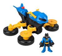 Fisher-Price Imaginext DC Super Friends Batman Toy Figure and Transforming Batcycle for Pretend Play Kids Ages 3+ Years