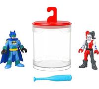 Fisher-Price Imaginext DC Super Friends Batman Toys, Color Changers Figure Set, Batman & Harley Quinn for Preschool Kids Ages 3+ Years
