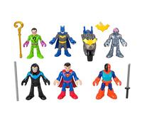 Fisher-Price Imaginext DC Super Friends Batman Toys Deluxe Figure Pack 12-Piece Playset for Preschool Pretend Play Ages 3+ Years, HXF94