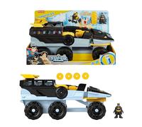 Fisher-Price Imaginext DC Super Friends Batman Toys Transforming Bat-Tank with Lights Sounds Figure & Projectiles for Preschool Kids Ages 3+ Years, HVY04