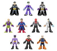 Fisher-Price Imaginext DC Super Friends Batman Toys, Ultimate Hero Villain Match-Up, 10 Figures & 10 Accessories for Pretend Play Kids Ages 3+ Years (