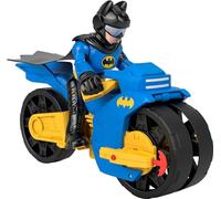 Batman Kids Super Friends Batcycle XL toy car and Figure 15cm