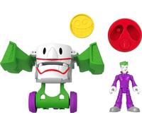 Fisher-Price Imaginext DC Super Friends Head Shifters The Joker figure and Laff Mobile transforming vehicle for pretend play ages 3 & up