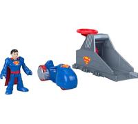 Fisher-Price Imaginext DC Super Friends, Launcher Set with 3-inch Superman Action Figure, Toy Vehicle & Housing Unit Inspired by DC Universe