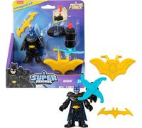 Fisher-Price Imaginext DC Super Friends, Metal Force Action Figure & Accessories Set, Includes 3-inch Batman with Spinning Blade