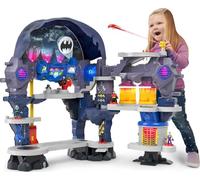 Fisher-Price Imaginext DC Super Friends Super Surround Batcave, interactive Batman playset with lights, sounds and 5 exclusive figures