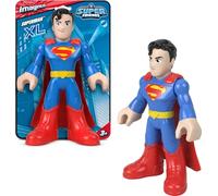 Fisher-Price Imaginext DC Super Friends XL 9" Superman Action Figure with Articulation wearing a Signature Hero Look inspired by Comic Book