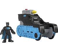 Fisher Price Imaginext GVW26 DC Super Friends Bat-Tech Tank, Push-Along Vehicle with Batman Figure for Preschool Kids Ages 3 to 8 Years, Multicolor, 13.9 cm*9.6 cm*19.9 cm