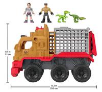 Fisher-Price Imaginext Jurassic World Camp Cretaceous Dinosaur Hauler Yaz Figure