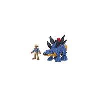 Fisher-Price Imaginext Jurassic World Dominion Stegosaurus Dinosaur & Dr. Alan Grant, 3-Piece Poseable Figure Set for Preschool Kids Ages 3 and Up