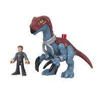 Fisher-Price Imaginext Jurassic World Dominion Therizinosaurus Dinosaur & Owen Grady 3-Piece Poseable Figure Set for Preschool Kids Ages 3 and Up