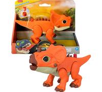 Fisher-Price Imaginext Jurassic World: Rebirth Dinosaur Action Figure with Kid-Activated Motion & Growing Spikes, 7.75-inch Aquilops Dino Toy, JGP99