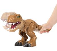 Fisher Price Imaginext Jurassic World Thrashin Action T Rex dinosaur figure for preschool kids ages 3 to 8 years, HFC04