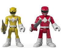 Fisher-Price Imaginext Mighty Morphin Power Rangers Red and Yellow