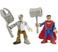Fisher Price Imaginext Toy - DC Super Friends - Superman and Metallo Action Figure