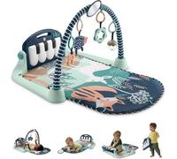 Fisher-Price Kick & Play Piano Baby Gym, Navy Fawn