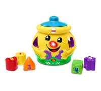 Fisher-Price H8179 Cookie Shape Surprise, Laugh and Learn Shape Sorter Baby Learning Toy with Numbers, Colours and Music