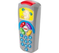 Fisher-Price Laugh & Learn Baby Learning Toy Puppy’S Remote Pretend Tv Control With Music And Lights For Ages 6+ Months