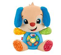 Fisher-Price Laugh & Learn JFD26 Plush Toy with Smart Stages Musical Educational Toy for Babies from 6 Months, Multilingual Version: Italian, Spanish