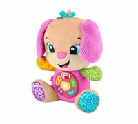 Fisher-Price Laugh & Learn JFD35 Plush Toy with Smart Stages Musical Educational Toy for Babies from 6 Months, Multilingual Version: Italian, Spanish, Portuguese, English, JFD35
