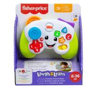 Fisher-Price Laugh & Learn JFD13 My First Console Remote Control with Music and Lights for Boys and Girls from 6 Months, Multilingual Version: English, Italian, Portuguese, Spanish