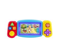Fisher-Price Laugh & Learn Pretend Video Game Toddler Toy with Lights Sounds and Educational Songs, UK English Version, Twist & Learn Gamer, HNM83