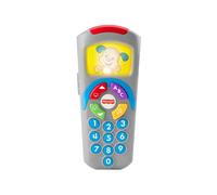 Fisher-Price Laugh & Learn Puppy’s Remote, UK English | Pretend TV Controller, Baby Learning Toy, Music and Lights, Infants & Toddlers Ages 6+ Months