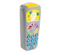 Fisher-Price Laugh & Learn Puppy’s Remote, UK English Version | UK English, Pretend TV Control, Educational Music & Lights, Baby Learning Toy for Infants Ages 6+ Months, JNH85