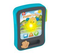 Fisher-Price Laugh & Learn Puppy Story Reader Baby Learning Tablet with Music and Lights, for Boys and Girls +6 Months, Multilingual: English, Italian, Portuguese, Spanish, JFJ88
