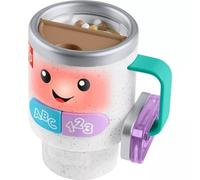 Fisher-Price Baby & Toddler Toy Laugh & Learn Wake Up & Learn Coffee Mug with Lights Music & Learning for Infants Ages 6+ Months