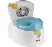 Fisher-Price Learn-to-Flush Potty | Musical Rewards & Lights, Removable Ring, Secure Handles, Splash Guard, Easy-Clean Bowl