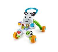 Fisher-Price Learn with Me Zebra Walker â UK English Edition, Musical Infant Walking Toy