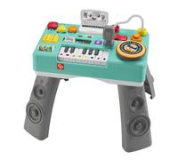 Fisher-Price Learning Fun DJ Game Table - Musical Learning Toy with 3 Piano Play Modes French Version HRB64