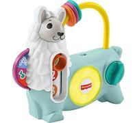 Fisher-Price Linkimals Emma le Lama French Version Electronic Baby Toddler Toy Luminous Musical Toy Awakening Toy From 9 Months HNM89