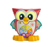 Fisher-Price Linkimals Light-Up & Learn Owl, French Version, interactive musical learning toy with lights and motion for toddlers ages 18 months and older, HMT69