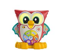 Fisher-Price Linkimals Light-Up & Learn Owl, German Version, interactive musical learning toy with lights and motion for toddlers ages 18 months and older, HMT73