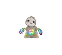 Fisher-Price Linkimals Smooth Moves Sloth - UK English Edition, interactive toy with lights, music, learning content and motion for baby ages 9