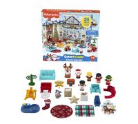 Fisher-Price Little People Advent Calendar Christmas playset 24 Toys for Pretend Play Gift for Toddlers and Preschool Kids Ages 1 to 5 Years