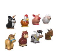 Fisher-Price Little People Farm Animal Friends 8-Piece Figure Set for Toddlers