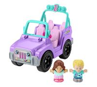 Fisher-Price Little People Barbie Beach Cruiser Toy Car with Music & 2 Figures