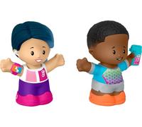 Fisher-Price Little People Barbie Toddler Toys Wellness Figure Pack, 2 Characters for Pretend Play Ages 18+ Months, HMX81