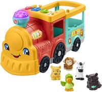 Fisher-Price Little People Big ABC Animal Train, push-along toy vehicle with lig