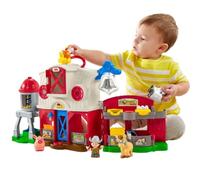 Fisher-Price Little People Caring for Animals Farm | Toddler Toys with Farm Animals, Lights and Sounds | Childs Farm Baby Toys | Farm Animal Toys for 1 Year Olds to 5 Year Olds | UK English, GLT78