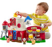 Fisher-Price Little People Caring for Animals Farm | Toddler Toys with Farm Animals, Lights and Sounds | Childs Farm Baby Toys | Farm Animal Toys for 1 Year Olds to 5 Year Olds | UK English, GLT78