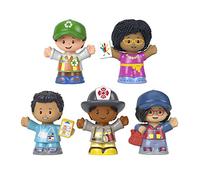 Fisher-Price Little People Community Heroes, figure set featuring 5 character figures for toddlers and preschool kids ages 1+