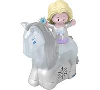 Fisher-Price Little People - Disney Frozen Elsa & Nokk, figure set with lights and sounds for toddlers and preschool kids