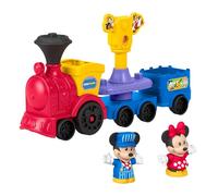 Fisher-Price Little People Toddler Toy DISNEY Jr Mickey & Minnie Musical Train with 2 Figures for Pretend Play Kids Ages 18+ Months, JKB04