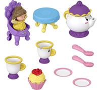 Fisher-Price Little People - Disney Princess Time for Tea with Belle, 10+ Pieces Pretend playset for Toddlers and Preschool Kids